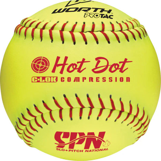 WORTH SPN HOT DOT 12" - .52 COR / 275 LBS (12 PACK)