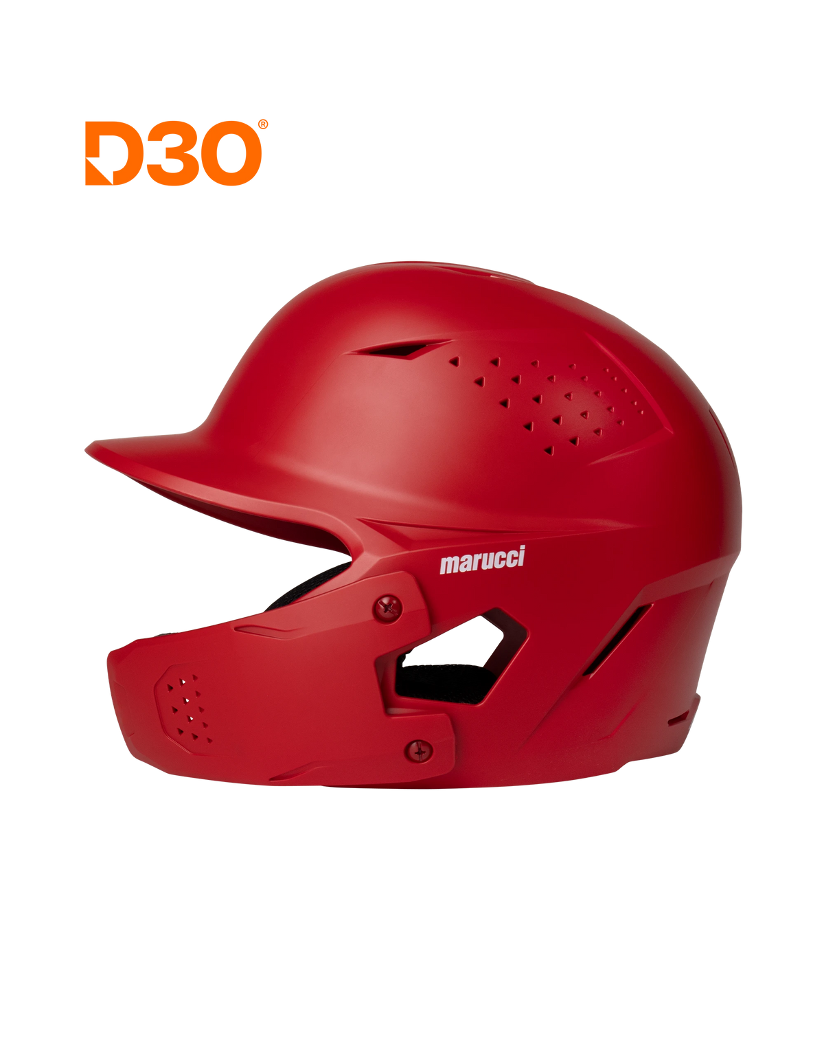 Marucci DuraVent D30 Batting Helmet w/ Jaw Guard