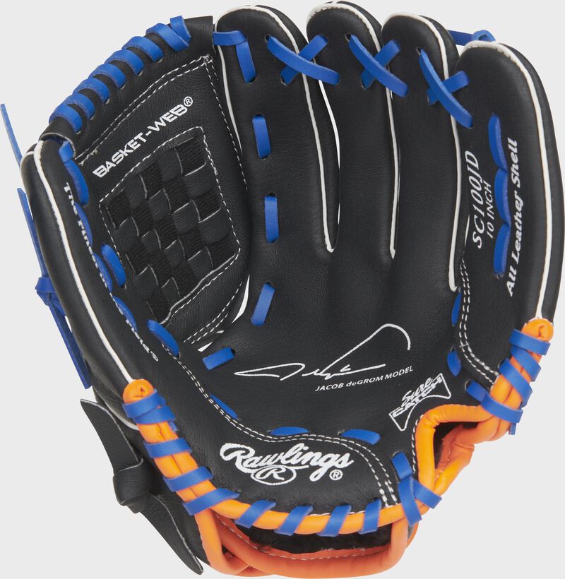 RAWLINGS "SURE CATCH" SERIES YOUTH BASEBALL GLOVE J. DEGROM SIGNATURE 10" RHT