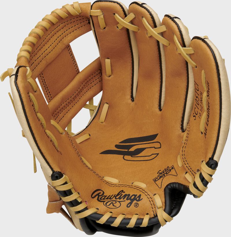 RAWLINGS SURE CATCH SERIES YOUTH 10.5-INCH BASEBALL GLOVE -
Throwing Hand:RHT