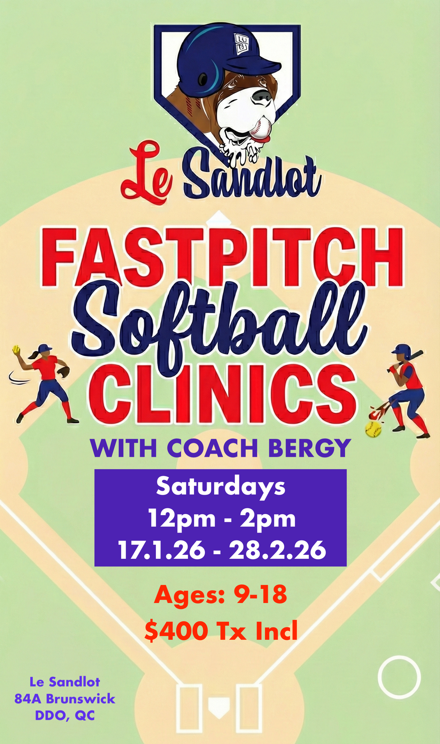 Coach Bergy's Softball Clinic (Winter 2026)