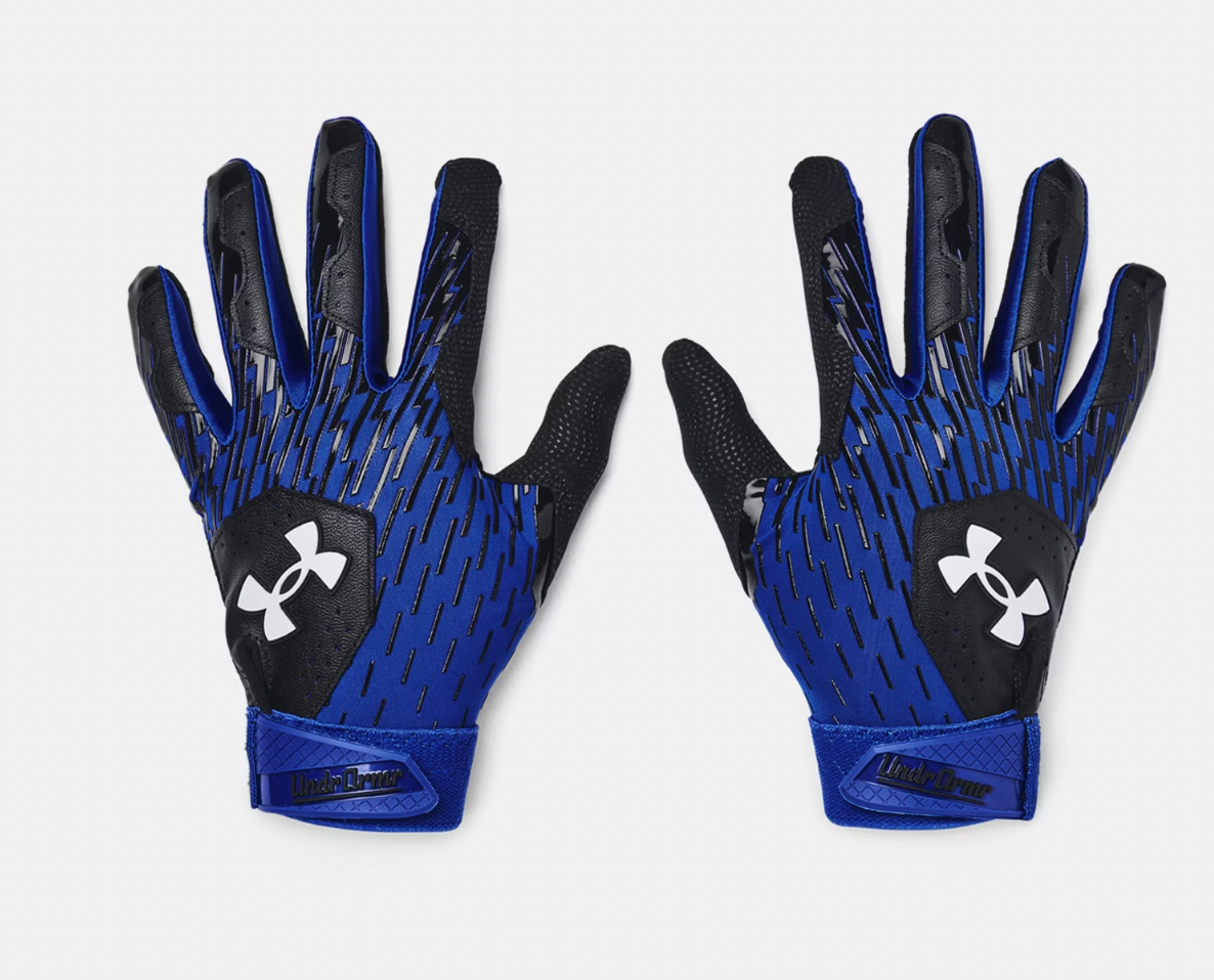 Boys' UA Clean Up Batting Gloves