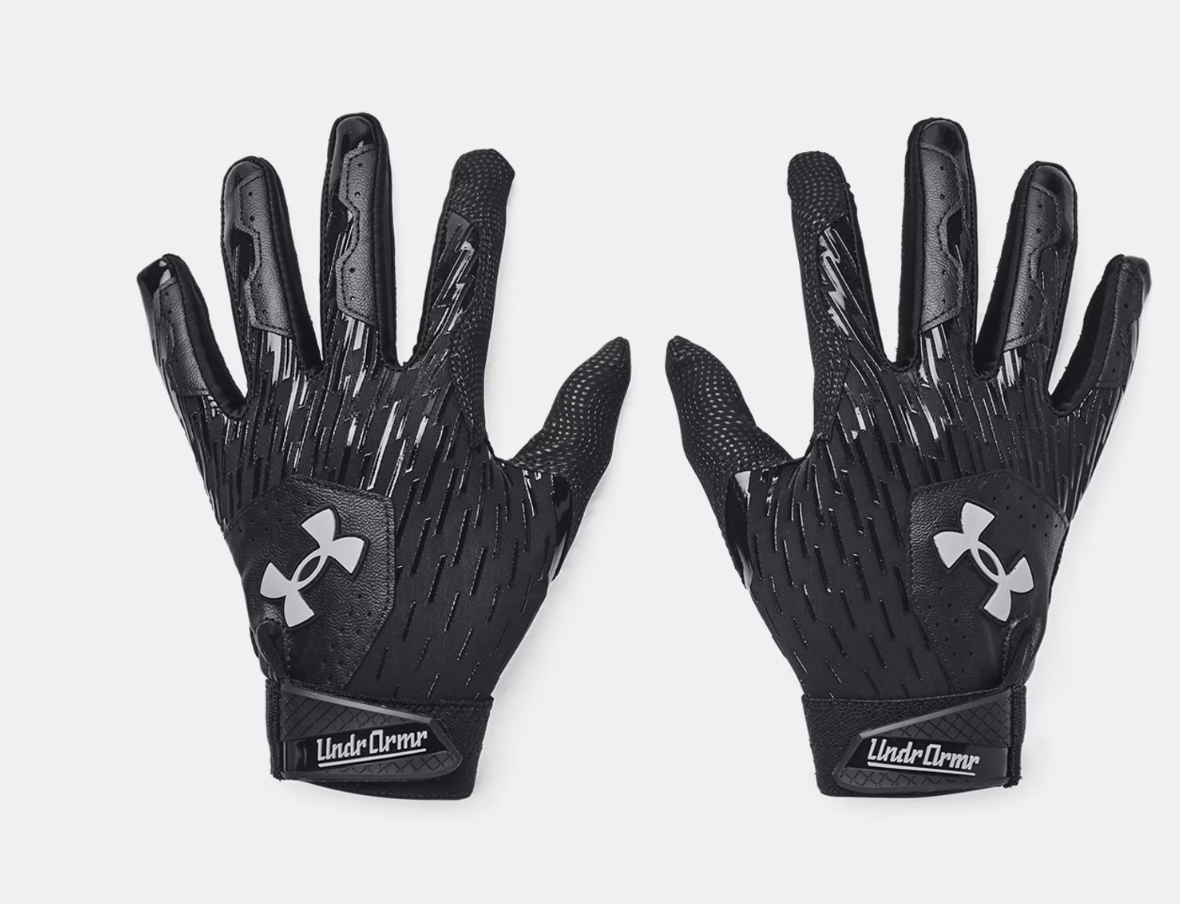 Boys' UA Clean Up Batting Gloves
