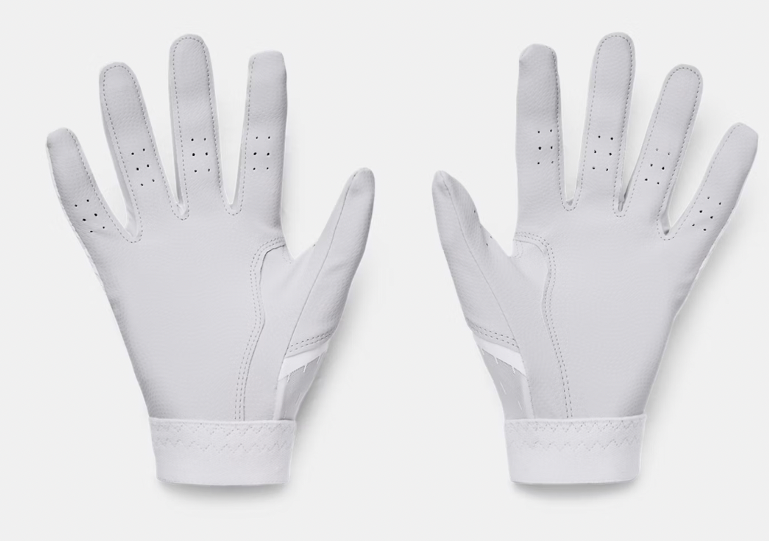 Boys' UA Clean Up Batting Gloves