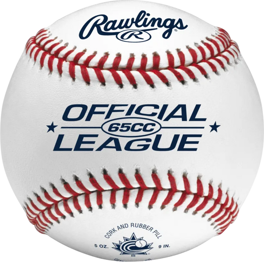 RAWLINGS LEAGUE GAME BALL - OFFICIAL BASEBALL OF BASEBALL QUEBEC (12PK)