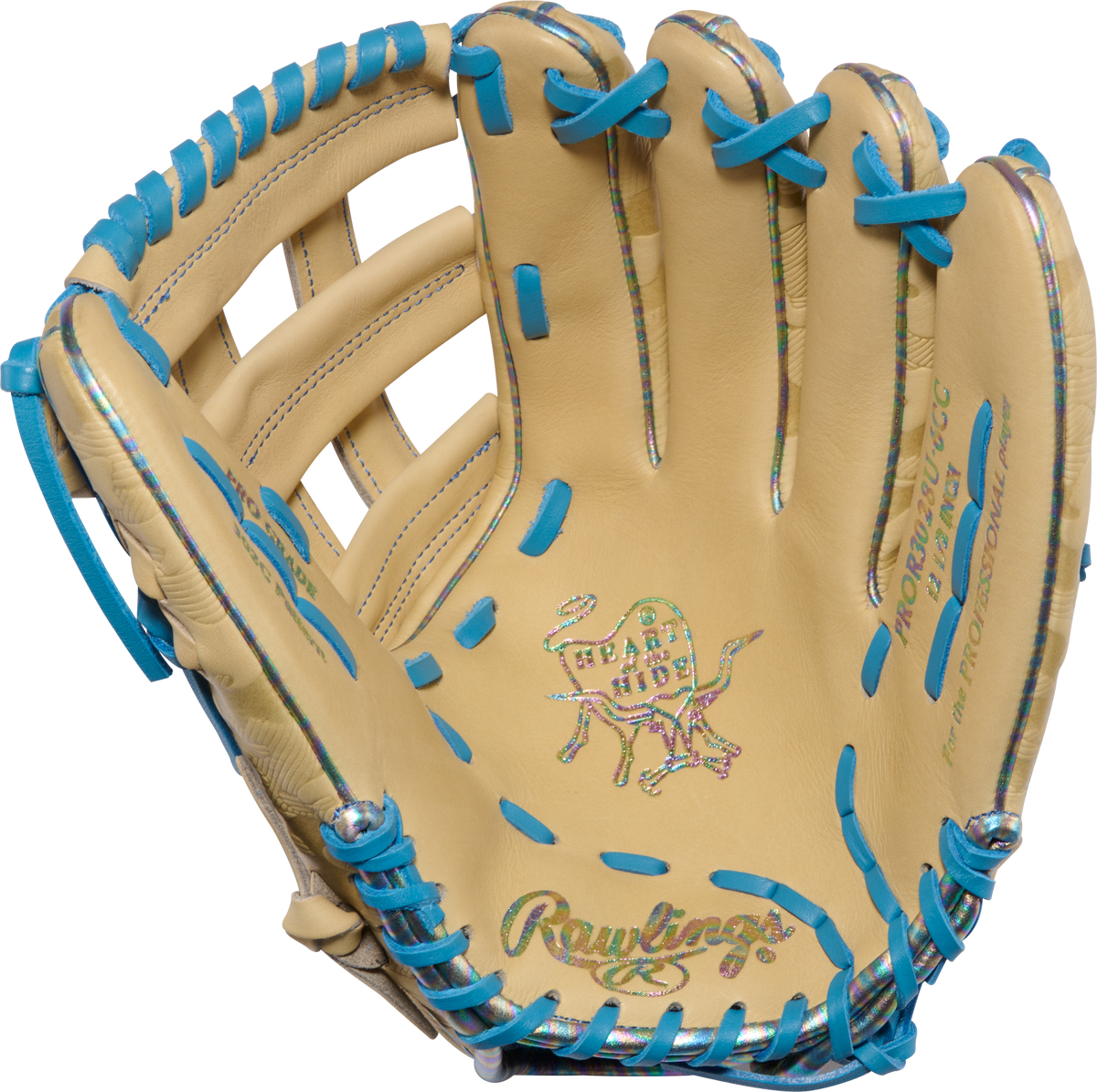 RAWLINGS "HEART OF THE HIDE" SERIES CONTOUR FIT BASEBALL GLOVE 12.5" RHT