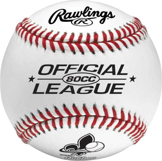 BALLON DE JEU DE LA LIGUE RAWLINGS - BASEBALL OFFICIEL DE BASEBALL QUÉBEC