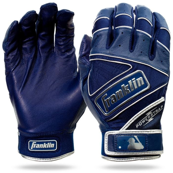 MLB Adult Powerstrap Chrome Batting Gloves