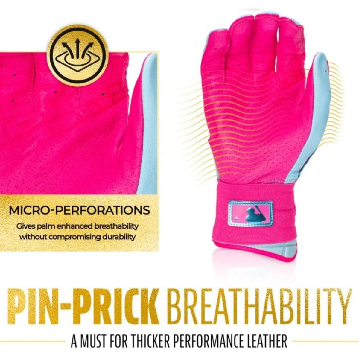 FRANKLIN POWERSTRAP INFINITE ADULT BATTING GLOVES