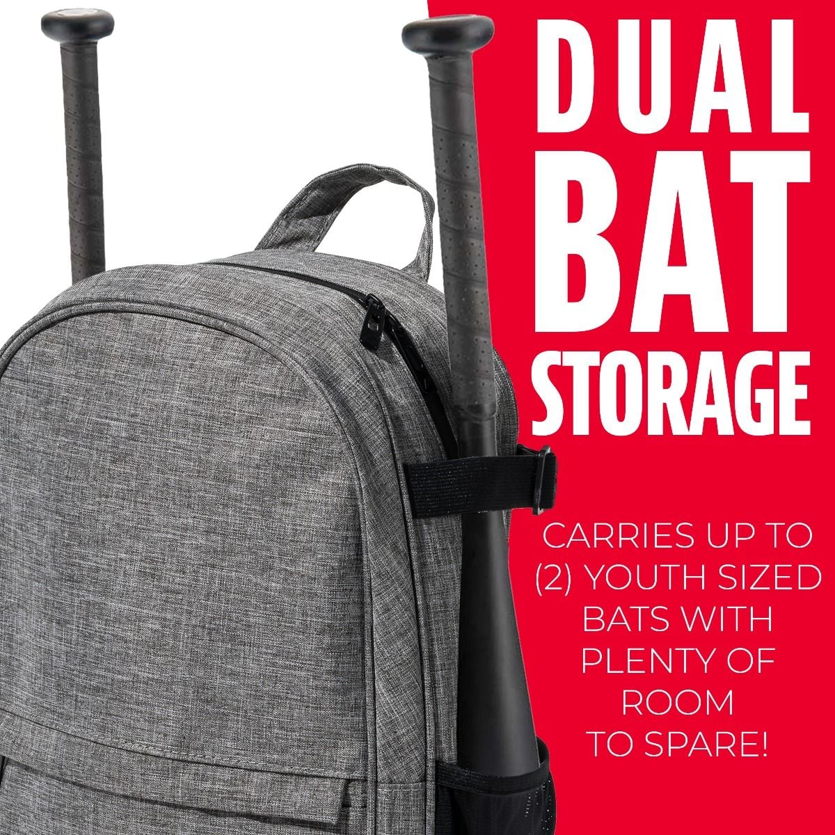 MLB Traveller Jr Backpack - Heather Grey
