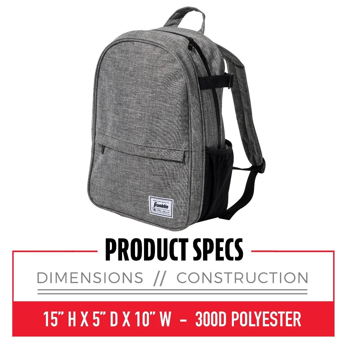 MLB Traveller Jr Backpack - Heather Grey
