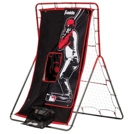 FRANKLIN 55" SWITCH HITTER PITCH TARGET/RETURN