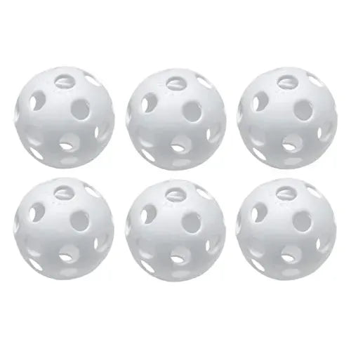 EASTON 9" PLASTIC TRAINING BALLS (6 PACK WHITE)