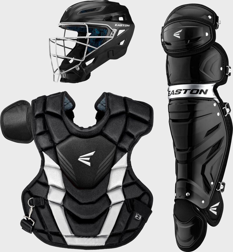 EASTON GAMETIME CATCHERS BOX SET - Color:BLACK, Size:ADULT