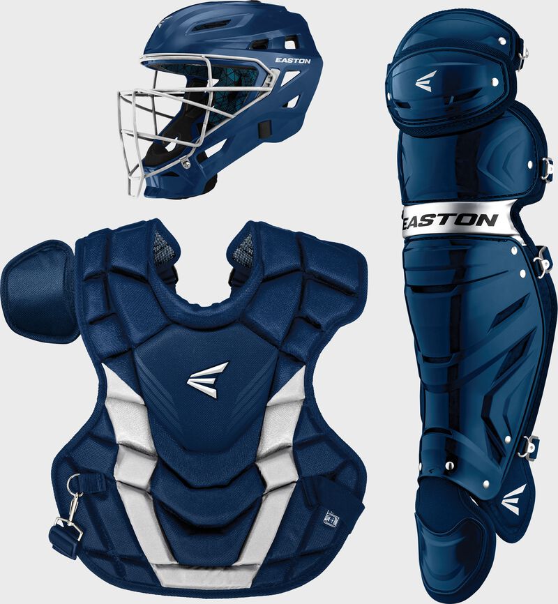 EASTON GAMETIME CATCHERS BOX SET - Color:NAVY, Size:ADULT