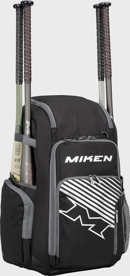 MIKEN PRO DELUXE SLO-PITCH BACKPACK - BLACK