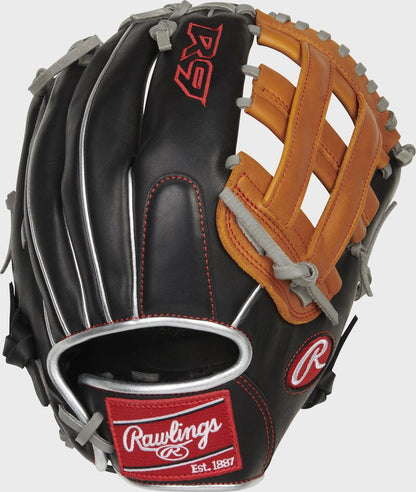 RAWLINGS R9 BASEBALL CONTOUR SERIES 12-INCH BASEBALL GLOVE -
Throwing Hand:RHT