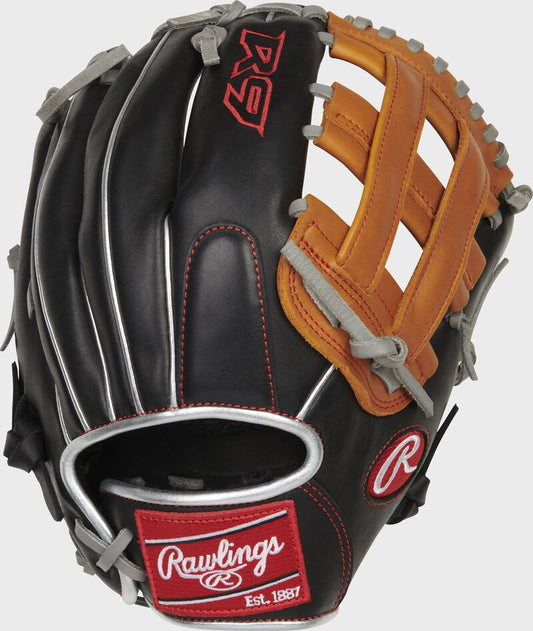 RAWLINGS "R9 BASEBALL" CONTOUR SERIES BASEBALL GLOVE 12"