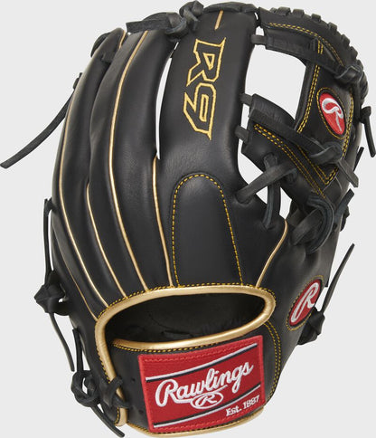 RAWLINGS "R9 BASEBALL" SERIES BASEBALL GLOVE 11.5" RHT