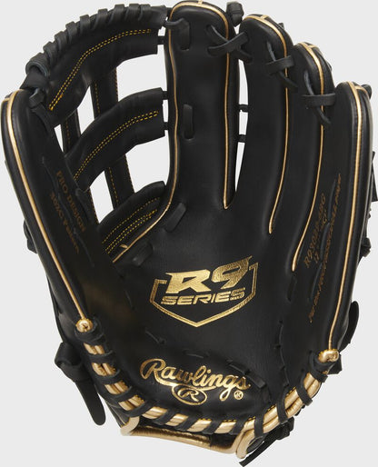 RAWLINGS R9 BASEBALL SERIES 12.75-INCH BASEBALL GLOVE -
Throwing Hand:LHT