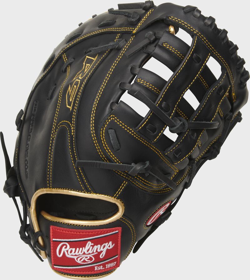 RAWLINGS R9 BASEBALL SERIES FIRST BASE MITT 12.5-INCH BASEBALL
GLOVE - Throwing Hand:LHT