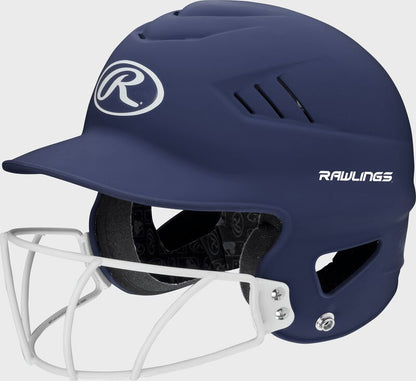 RAWLINGS COOLFLO 1-TONE HIGHLIGHTER SOFTBALL HELMET WITH SB1WG