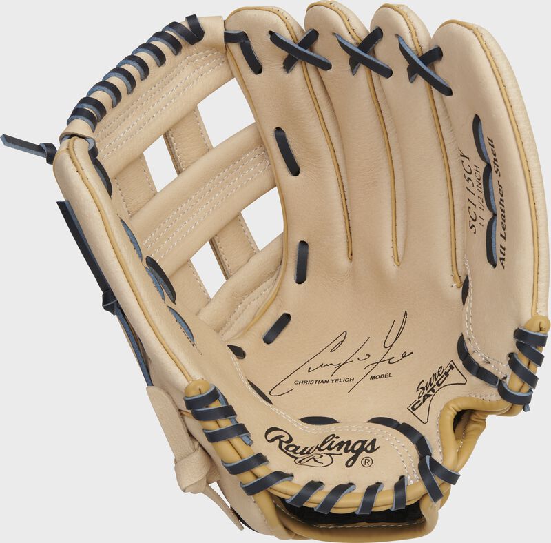 RAWLINGS "SURE CATCH" SERIES YOUTH BASEBALL GLOVE C.YELICH SIGNATURE 11.5" RHT