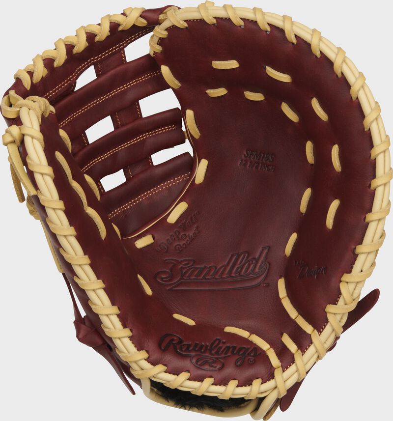 RAWLINGS SANDLOT SERIES FIRST BASE MITT 12.5-INCH BASEBALL
GLOVE - Throwing Hand:LHT