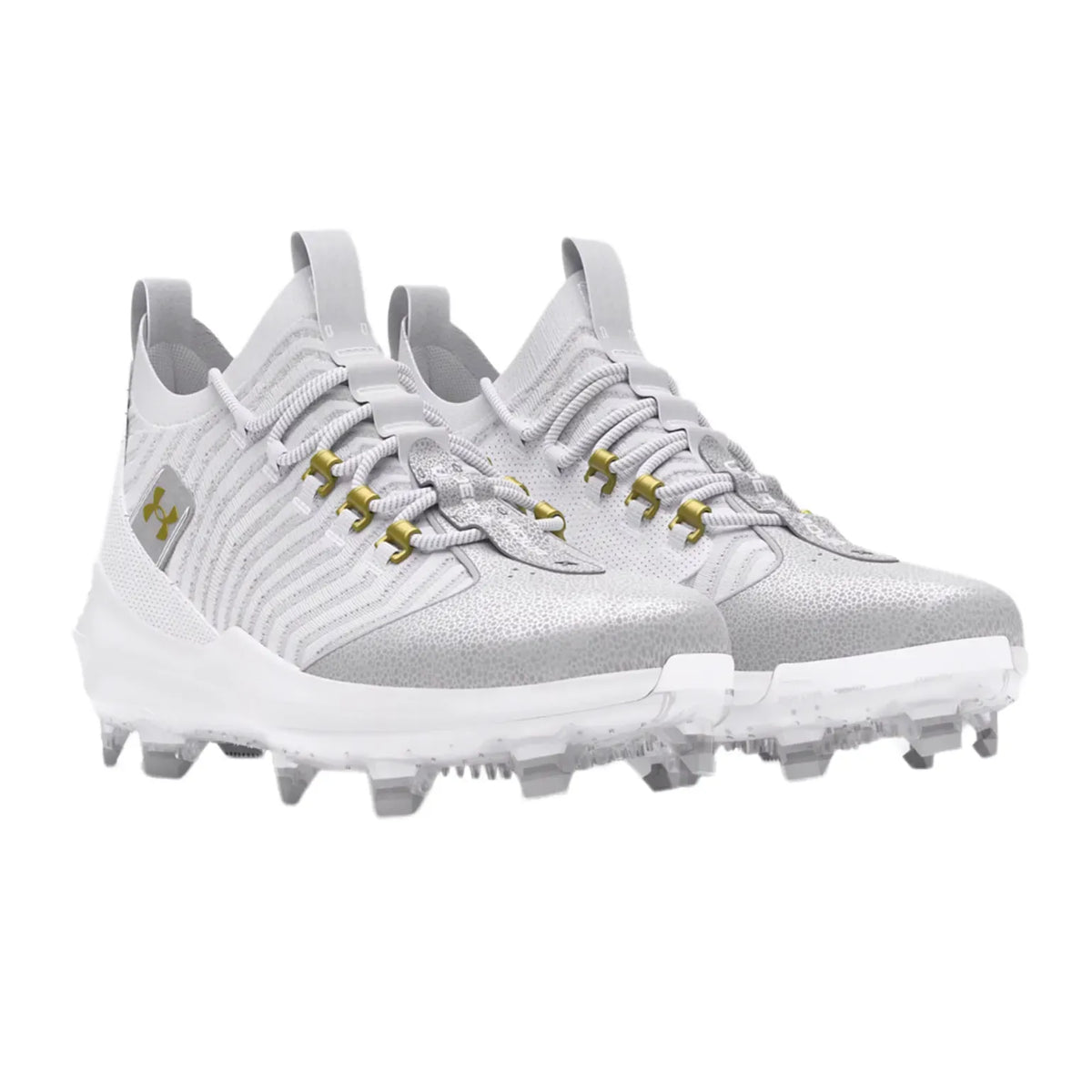 10 / White-White-Metallic Gold