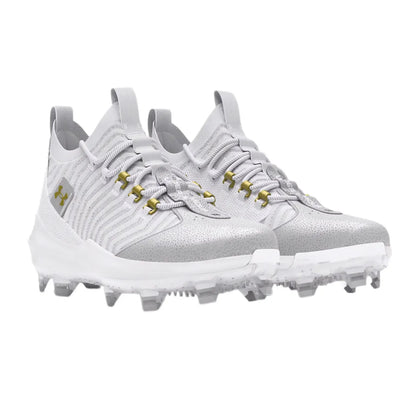 10 / White-White-Metallic Gold
