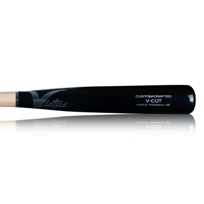 PRO CUT NATURAL/BLACK GLOSS Maple Baseball Bat