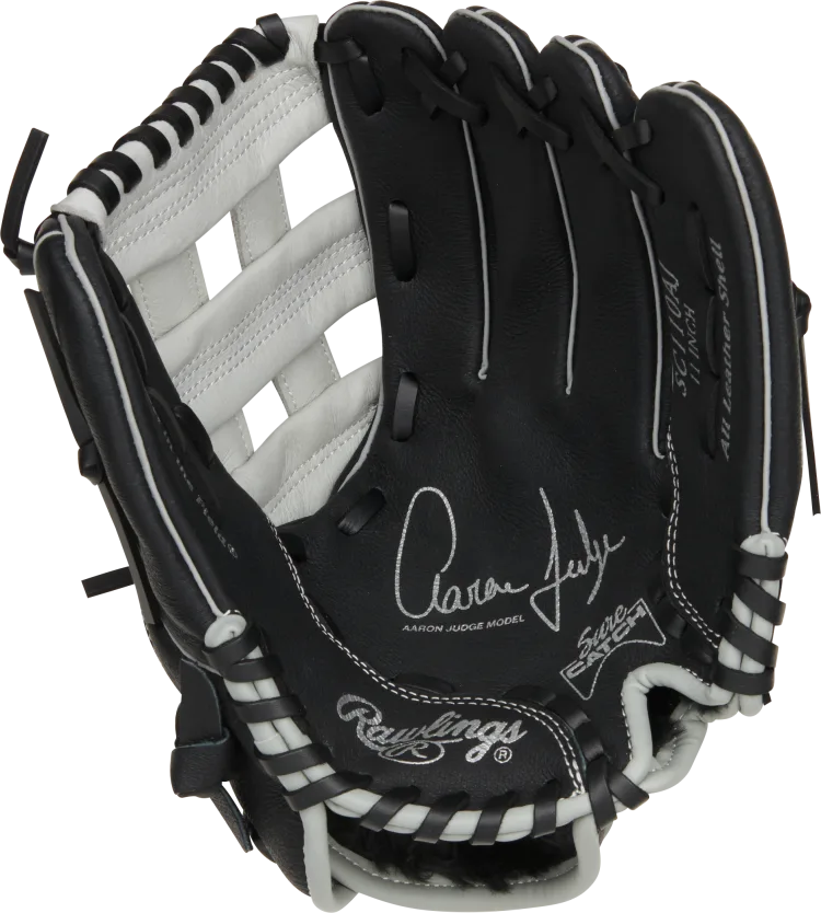 RAWLINGS "SURE CATCH" SERIES YOUTH BASEBALL GLOVE 11" AARON JUDGE SIGNATURE RHT