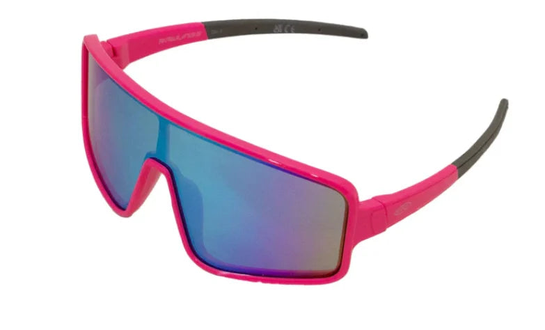 Rawlings Adult Pink/Blue Mirror Shield Sunglasses