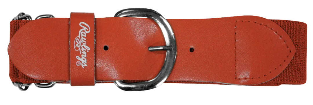 RAWLINGS ADULT OSFM BASEBALL BELT - Color:Burnt Orange