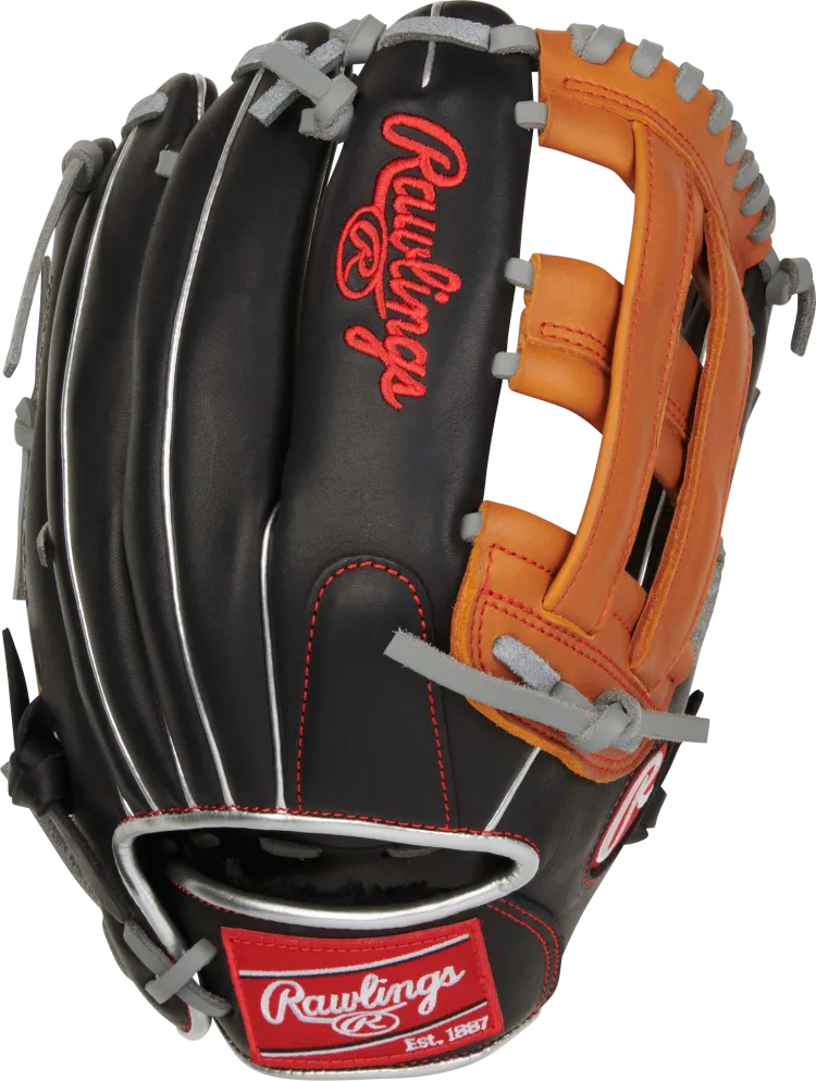 RAWLINGS R9 BASEBALL CONTOUR SERIES 12-INCH BASEBALL GLOVE -
Throwing Hand:LHT