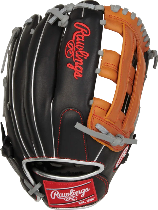 RAWLINGS R9 BASEBALL CONTOUR SERIES 12-INCH BASEBALL GLOVE -
Throwing Hand:LHT