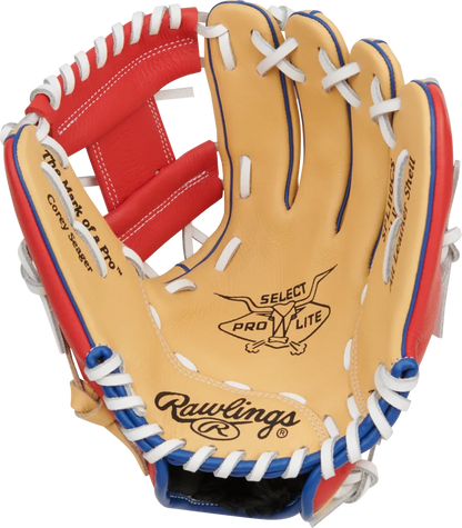 RAWLINGS "SELECT PRO LITE" SERIES YOUTH BASEBALL GLOVE 11" RHT - C.SEAGER