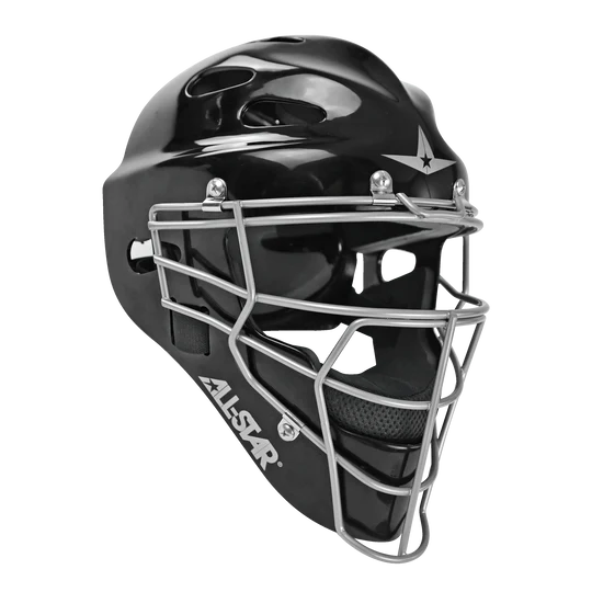 All Star MVP3-L Black Catcher Helmet