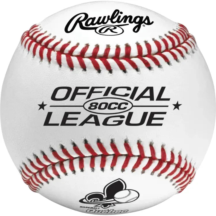 RAWLINGS LEAGUE GAME BALL - OFFICIAL BASEBALL OF BASEBALL QUEBEC (12PK)