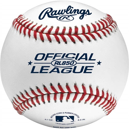 RAWLINGS 8.5" LEATHER COVER BASEBALL FOR SMALLER HANDS