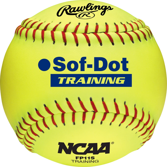 RAWLINGS 11" NCAA SOFT POLY-CORE FASTPITCH TRAINING