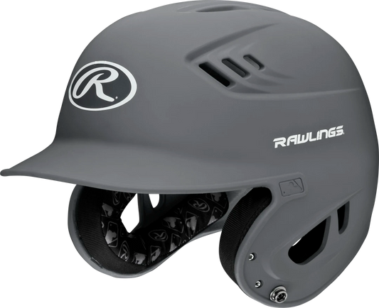 RAWLINGS R16 JUNIOR MATTE 1-TONE BASEBALL HELMET -
Color:BLACK, Size:JUNIOR