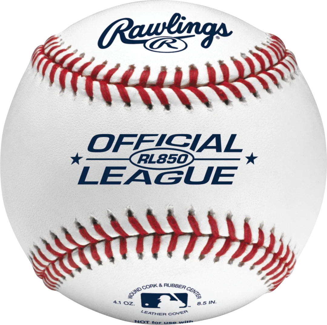 RAWLINGS 8.5" LEATHER COVER BASEBALL FOR SMALLER HANDS